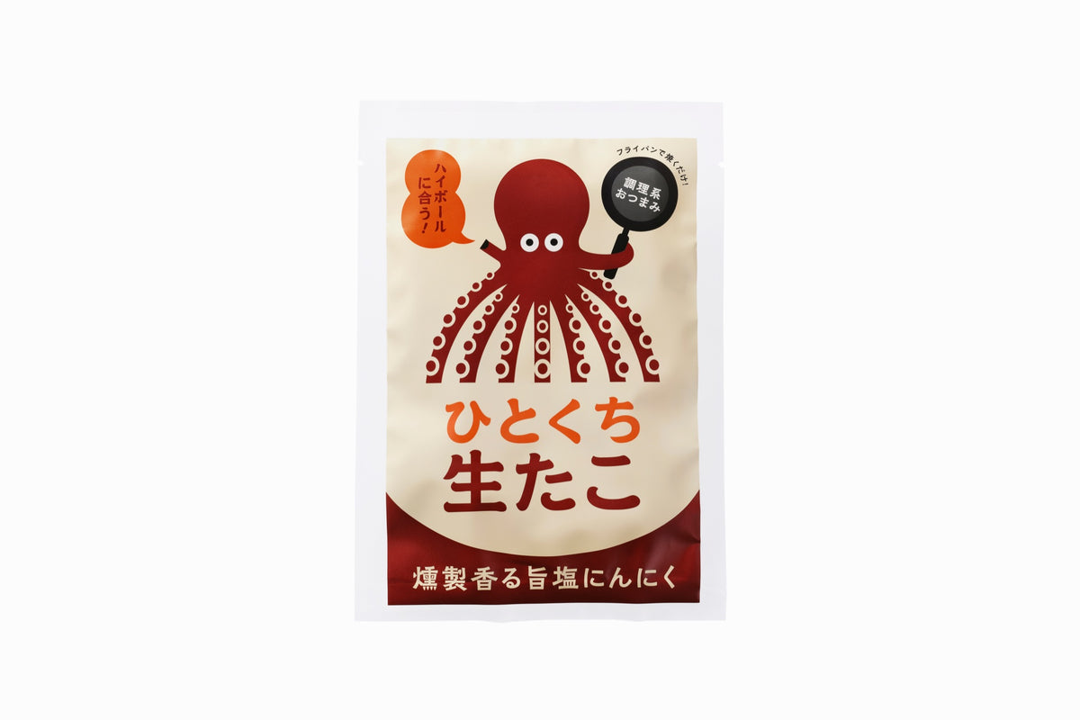 ひとくち生たこ 燻製香る旨塩にんにく