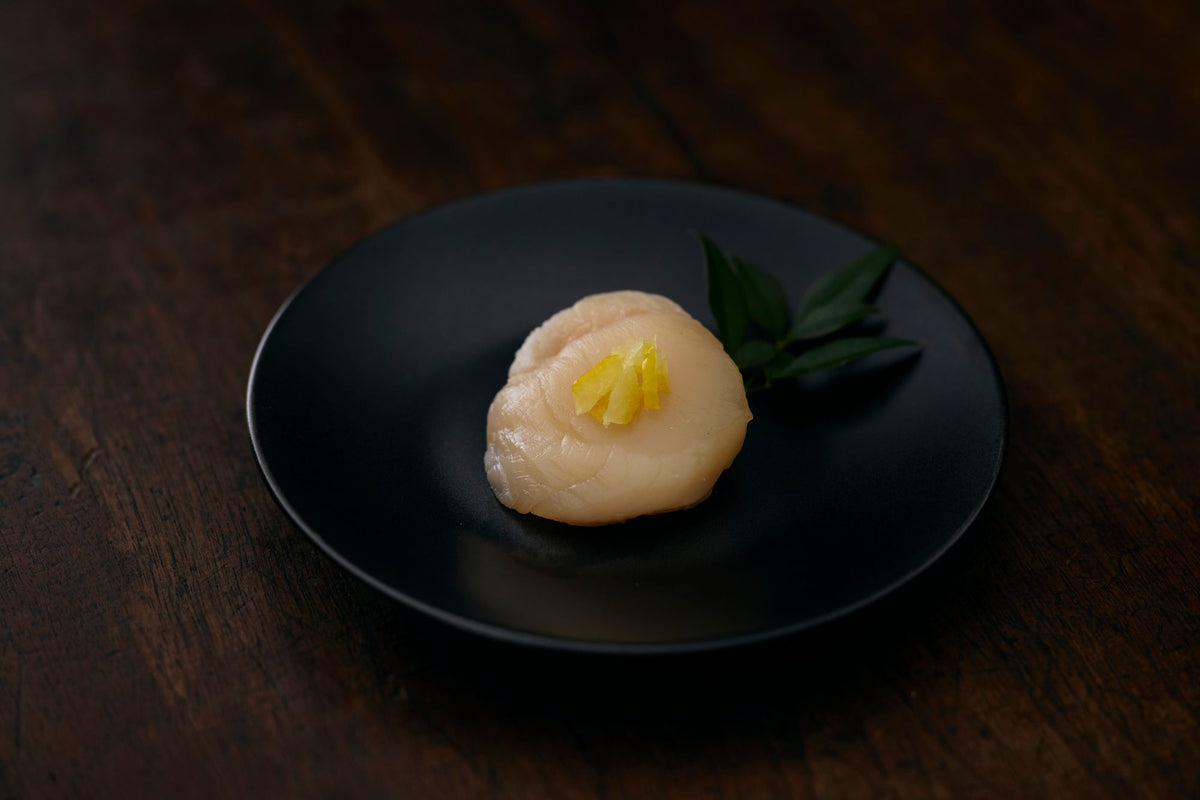 しばれ帆立昆布締め ゆず
