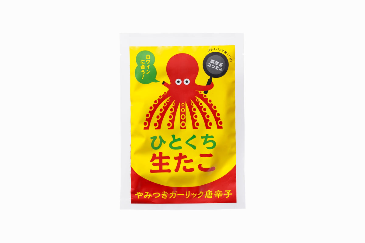ひとくち生たこ やみつきガーリック唐辛子